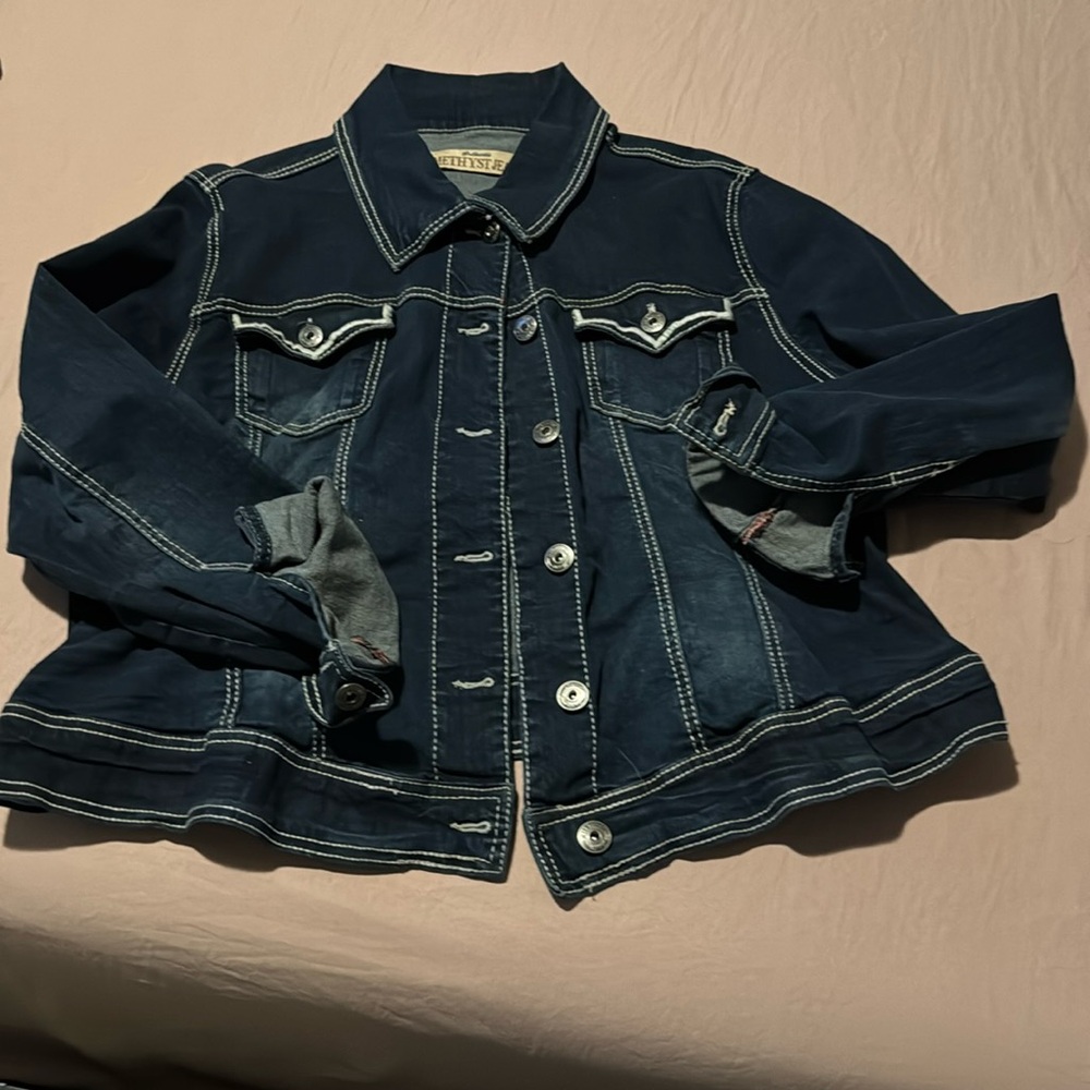 Amethyst Jean jacket.